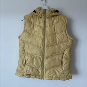 Women’s Yellow Columbia Puffer Vest